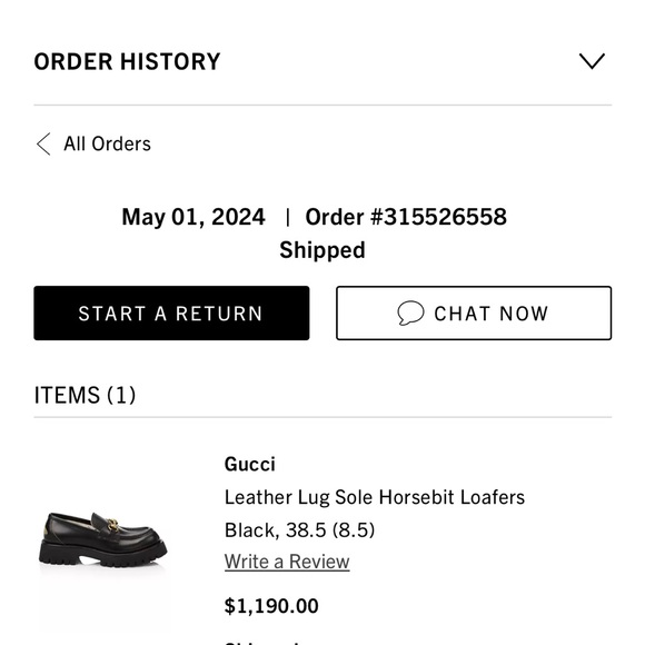 Brand new Gucci lug loafer. Never worn. Past return date so selling. - Picture 13 of 16